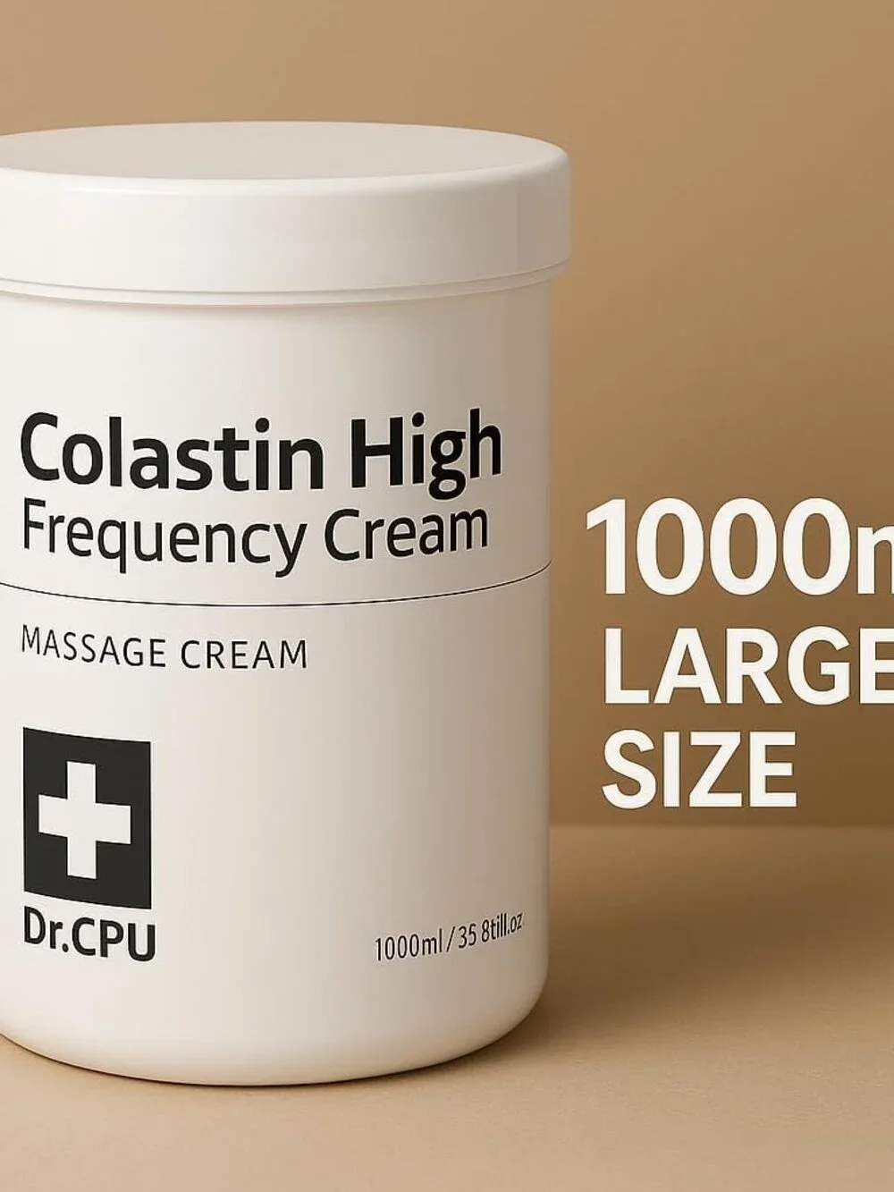 Dr. CPU Collastin High Frequency Cream 1000ml – Professional RF Massage Cream